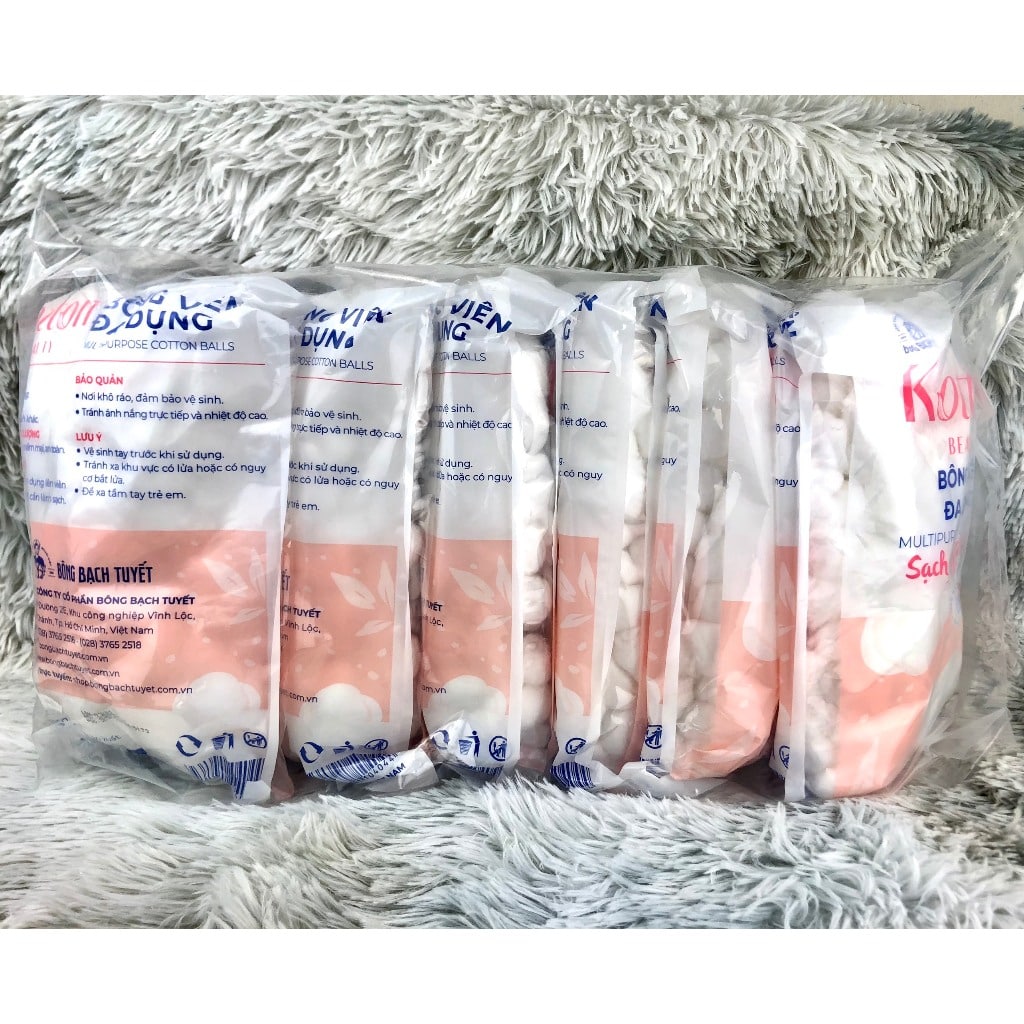 BÔNG VIÊN TIỆN DỤNG COTTON 80G/ GÓI KOTTON BEAUTY - BÔNG GÒN DẠNG VIÊN TIỆN DỤNG GÓI 80g CHÍNH HÃNG BÔNG BẠCH TUYẾT | Shopee Việt Nam